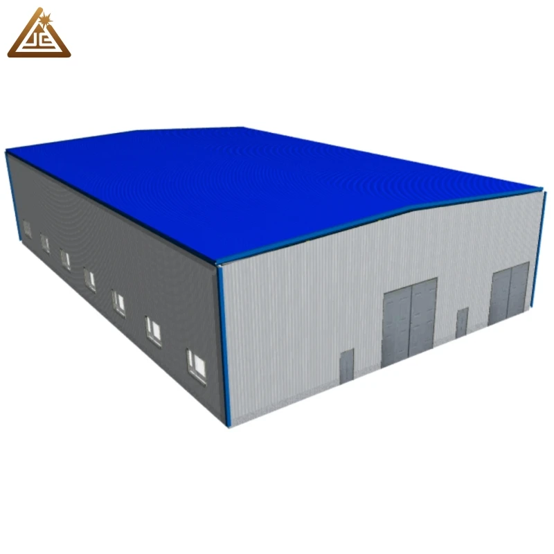 Prefab Metal Building Warehouse Manufacturers Hall Frame Prefabricated Steel Structures Shed