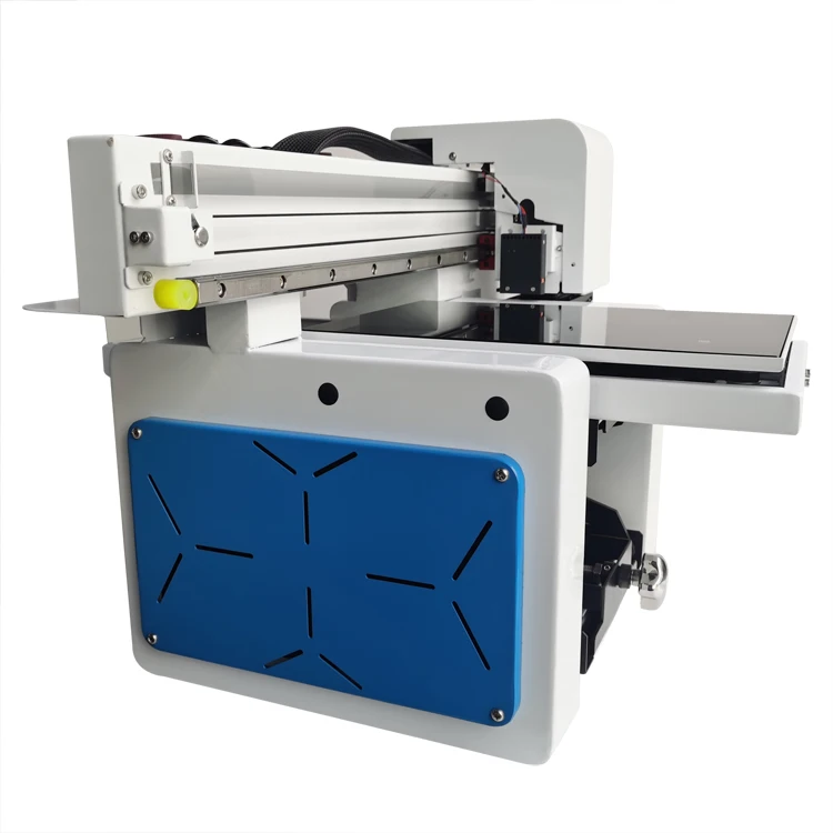 Mini Small A4 Format Uv Flatbed Printer Machine For Acrylic Lego Mobile Phone Case Wood Metal Pvc ID Card Printing