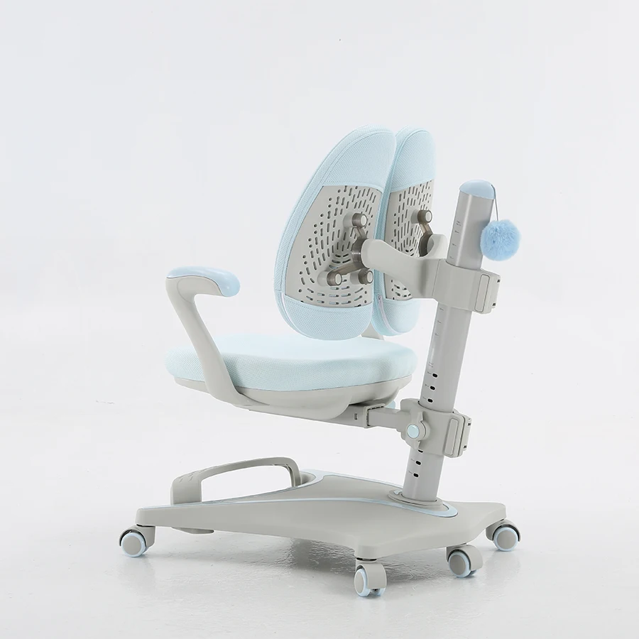 
Sihoo Wholesale Professional Height Adjustable Double Back Multi Function Wooden Baby High Chair for Baby Feeding Pink Green 