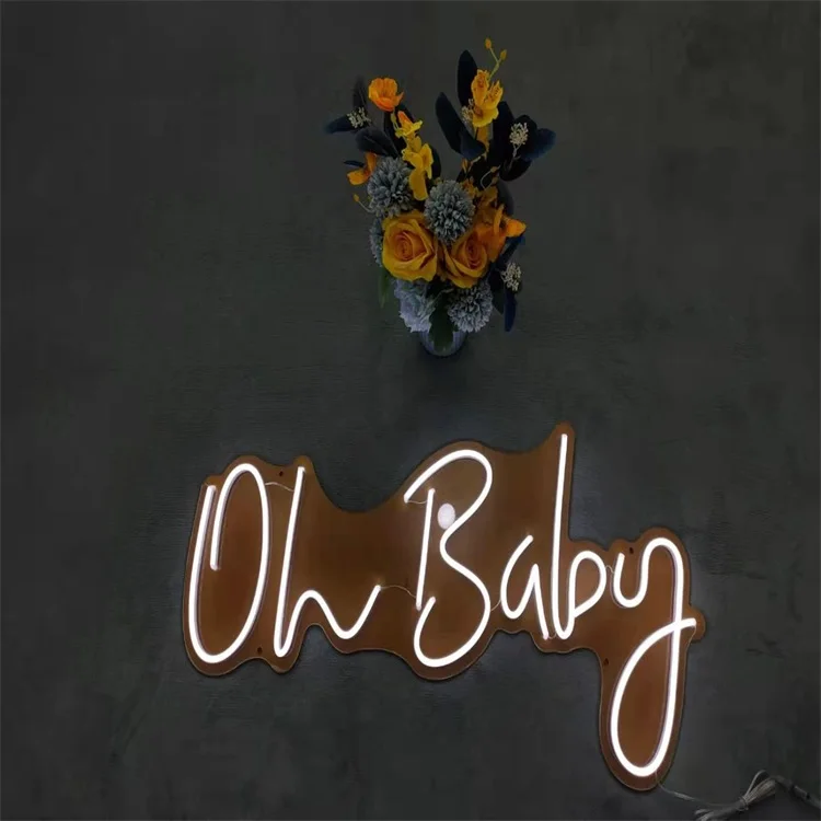 
Drop Shipping Custom Acrylic Led Neon Flex Strip 12 V Logo Sign Lights Lighted Sign For Sale 