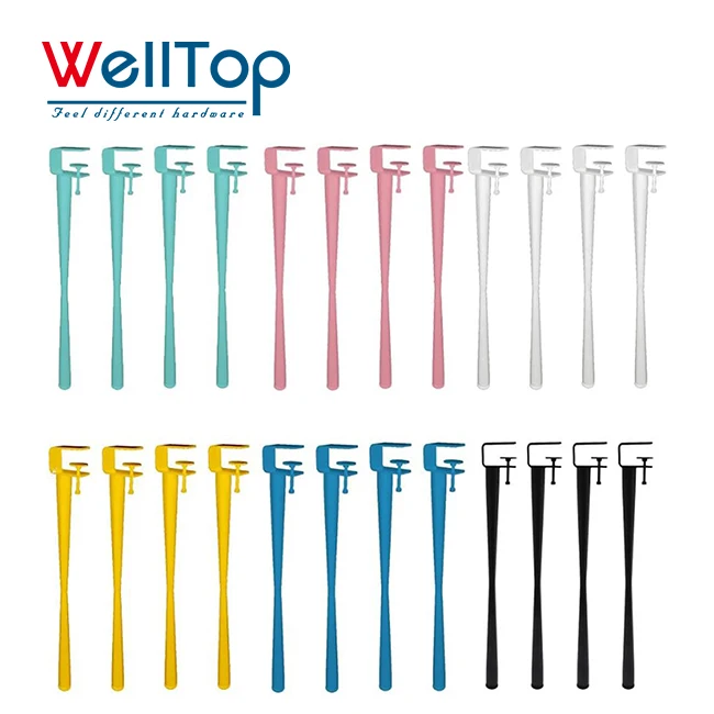 WELLTOP New Arrivals Furniture Accessories Hardware Furniture Legs Adjustable Metal Clamp Table Legs for DIY Coffee Table Dining