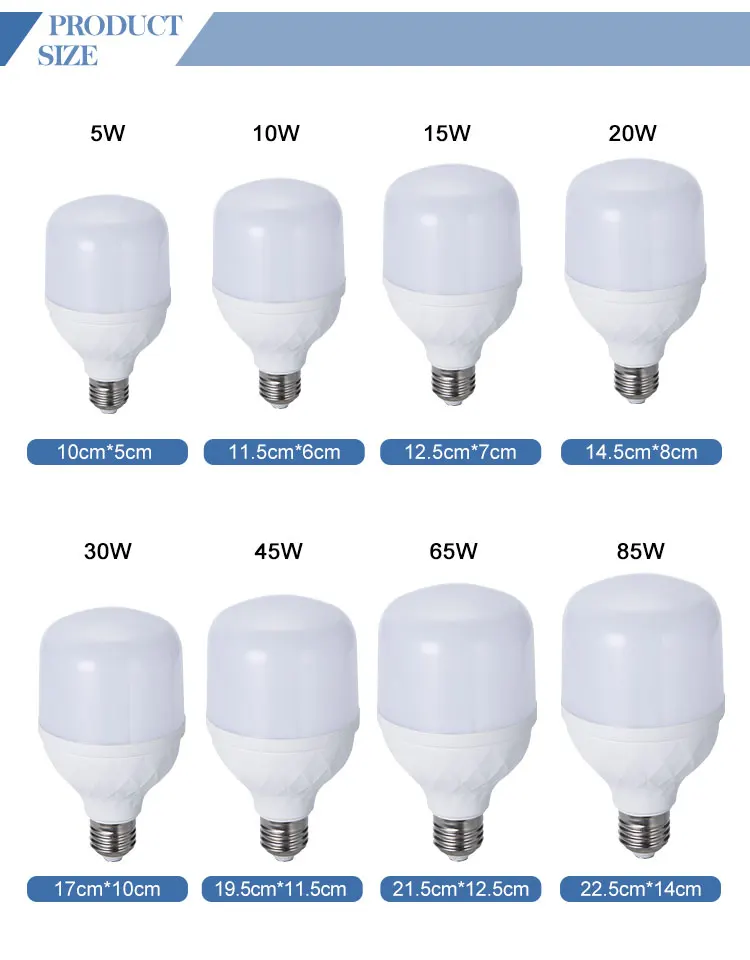 hot selling 12V 9W white led bulb light wire clip T shape Plastic DC12V led bulb