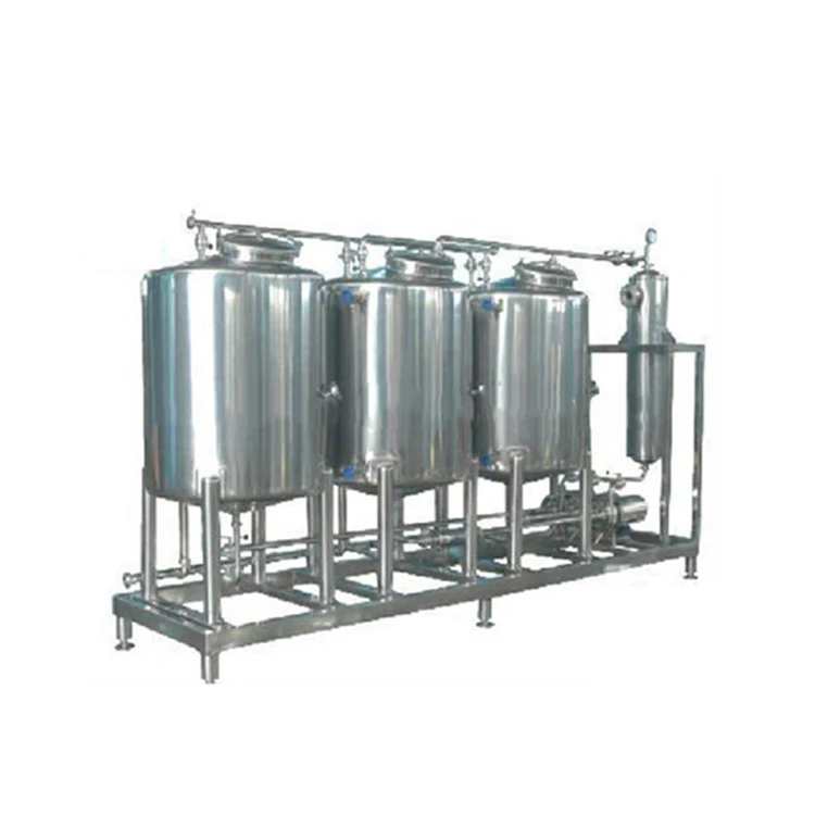Food processing machinery stainless steel unit machine tank CIP cleaning system in place system