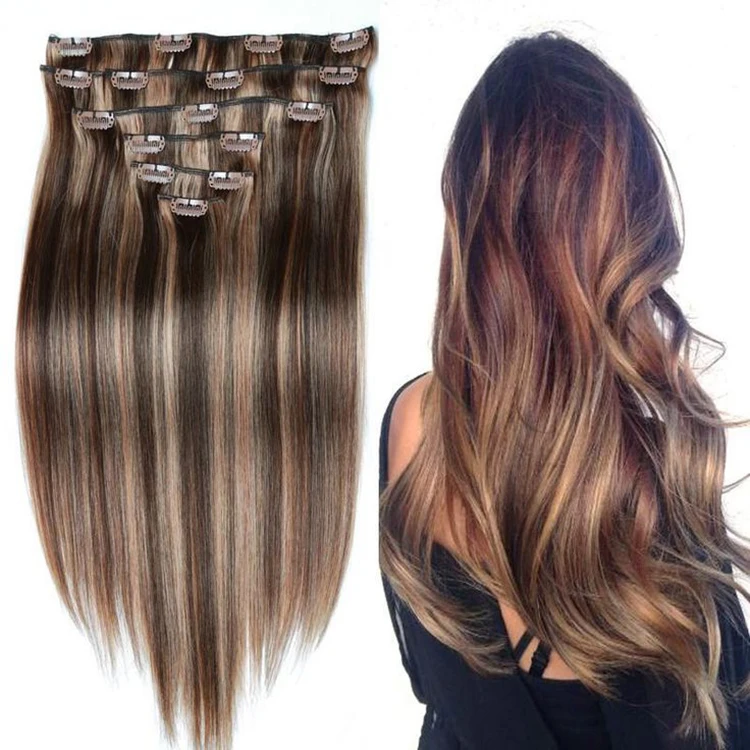 
Blue Forest Loose Wave Clip In Glowing Hair Extensions Weft 6a Human Hair Extension 100 Human Hair 