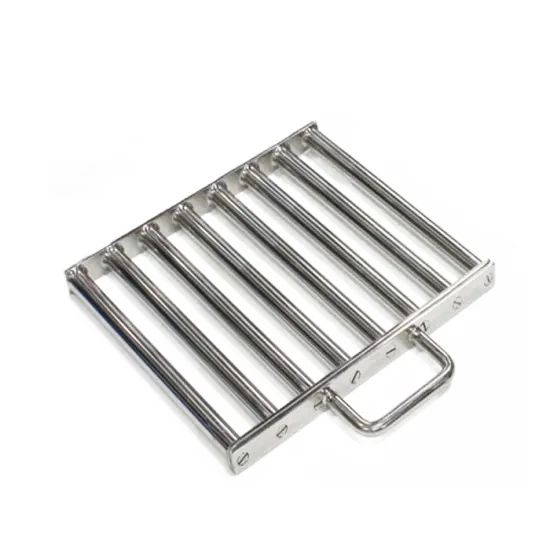 Customized 1000 Gauss 12000 Gauss Magnetic Grates Filters Strong Neodymium Magnetic Rod