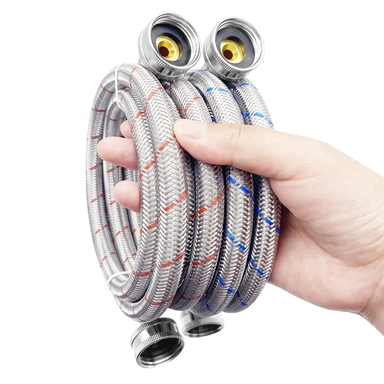 Cupc 5 футов впускной шланг для стиральной машины из нержавеющей стали