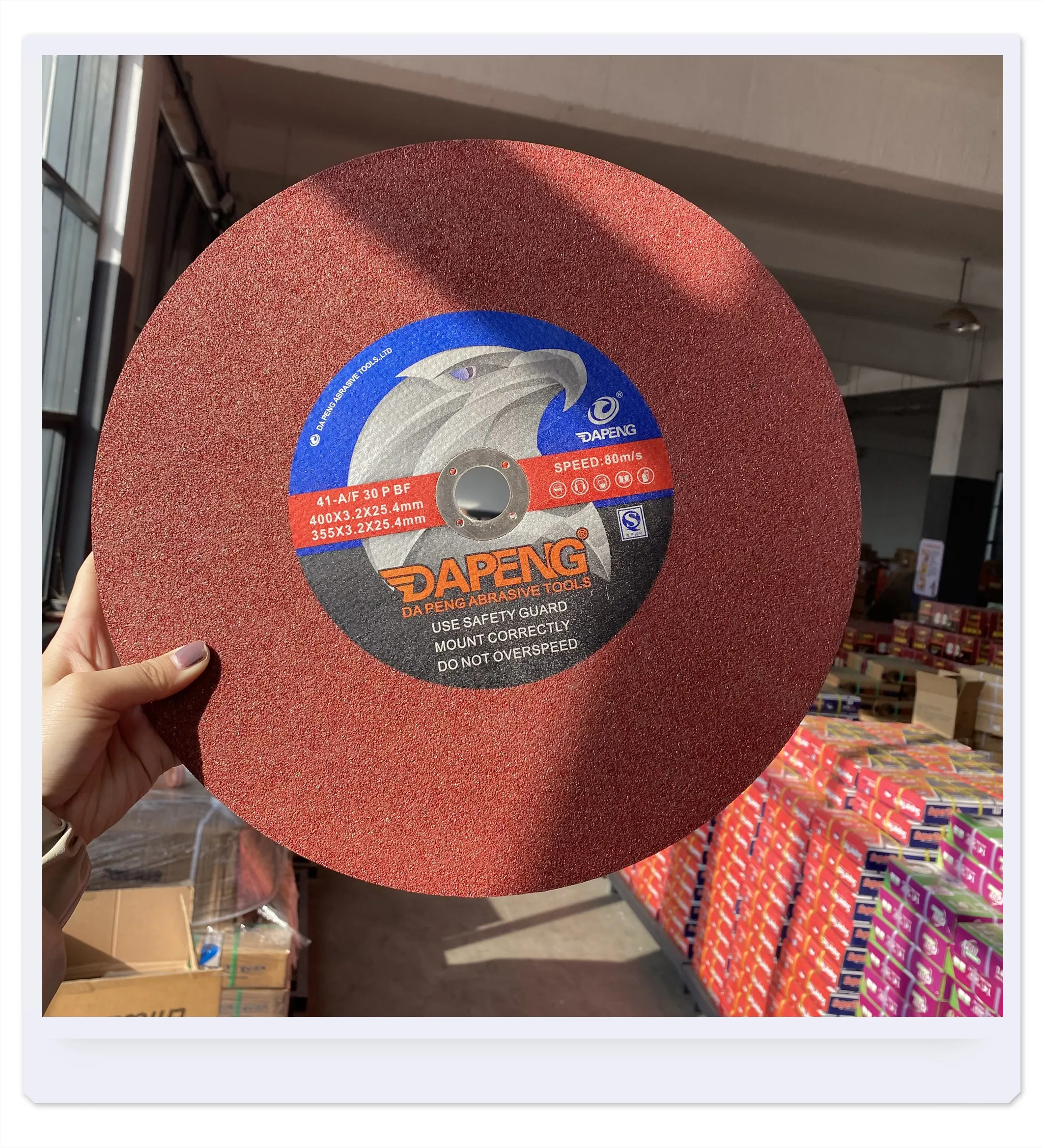 355*3.0*25.4mm aluminum oxide 4 1/2  abrasive cutting cut disc 125*1*22mm for metal