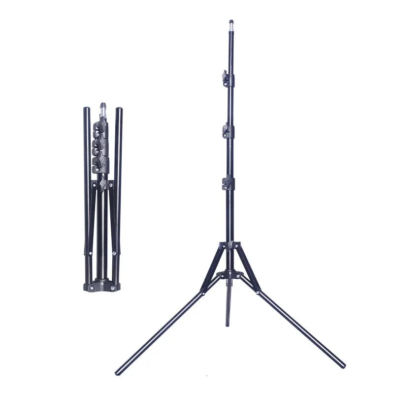 
Portable 1.6m Light Stand 1/4 Screw Head Tripod for Camera Smartphone Photo Studio Lighting 