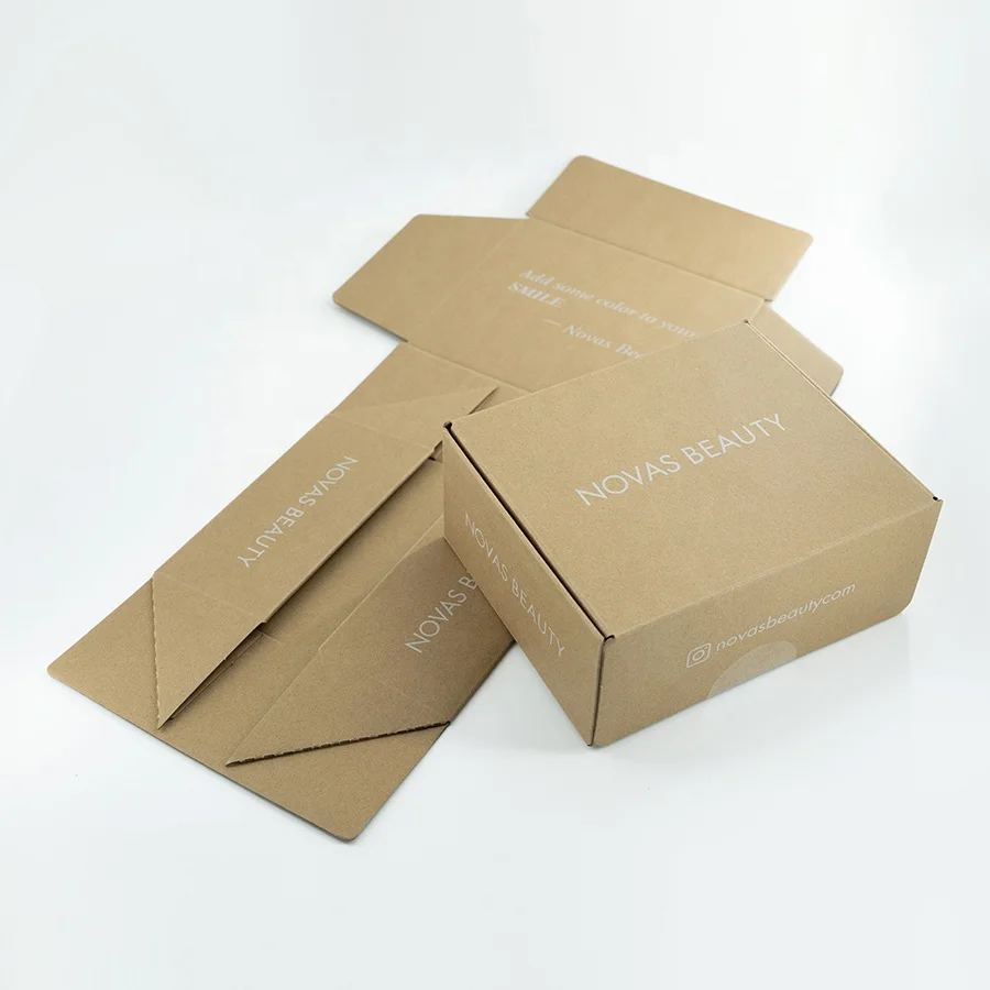 Top Selling Small Food Apparel Universal Box Carton Fold Brown Carton Box