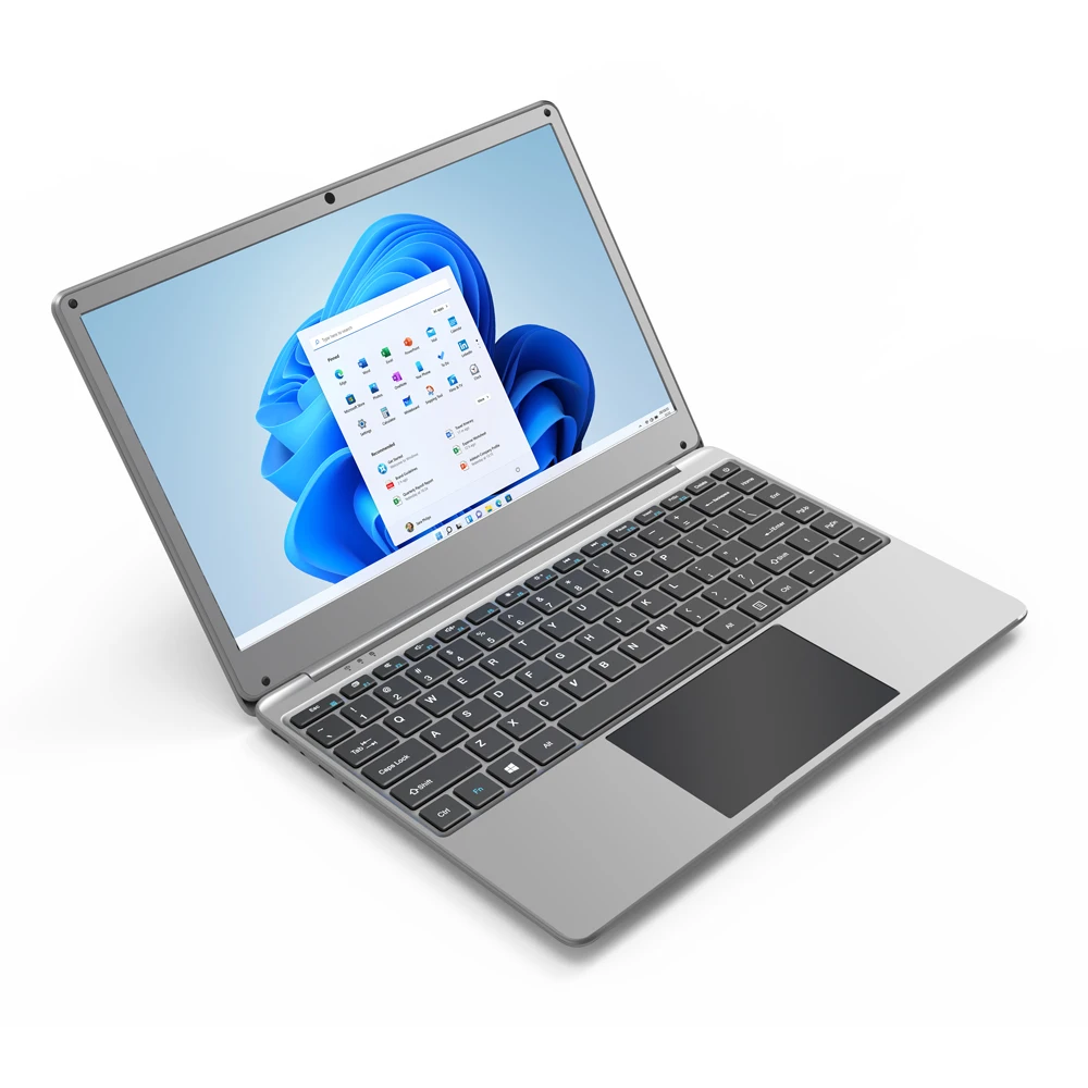 Оптовая продажа ноутбук Intel Celeron 14 1 дюймов N4120 1920X1080 FHD 4 + 64 Гб 7 в 5000 мАч пластиковый корпус для ноутбука windows 11