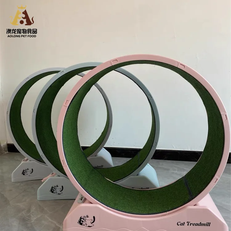 Silent Cat Treadmill with Interactive Roller Pet Sports Fitness Exercise Toy with Comfortable Grinding Claws Pinch-Free for Feet