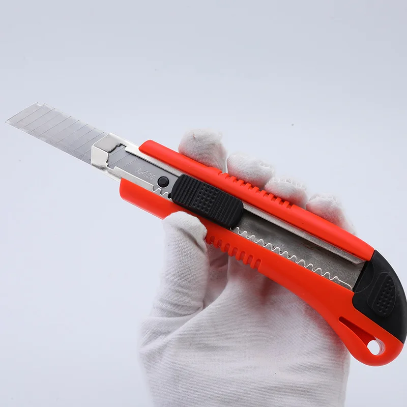 Wholesale stainless steel two blade cutter 18mm utility knife large tool knife