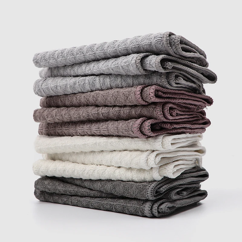 High Quality Waffle Weave Microfiber Towels Absorbent Microfiber Kitchen and Home Cleaning Cloths Dish Cleaning Cloths