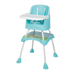 Aricare New Design Multifunction Plastic Home 3 In 1 Baby High Sit Up Chairs To Eat Children Booster Seat