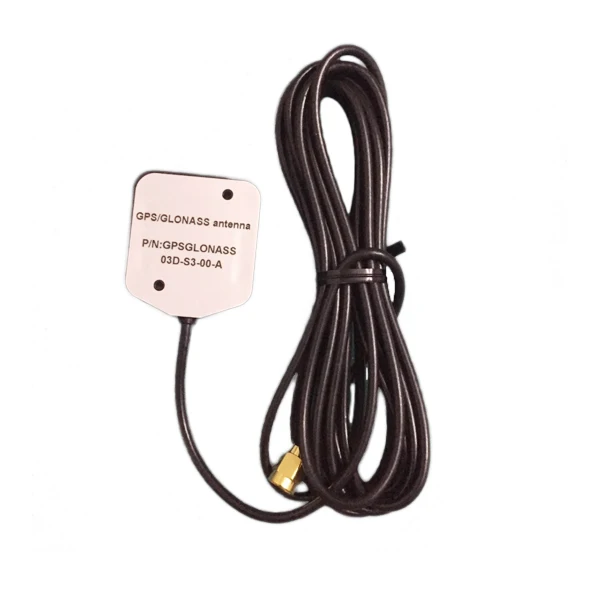 1575.42MHz RG174 Feeder Cable Male SM A Car GPS Antenna