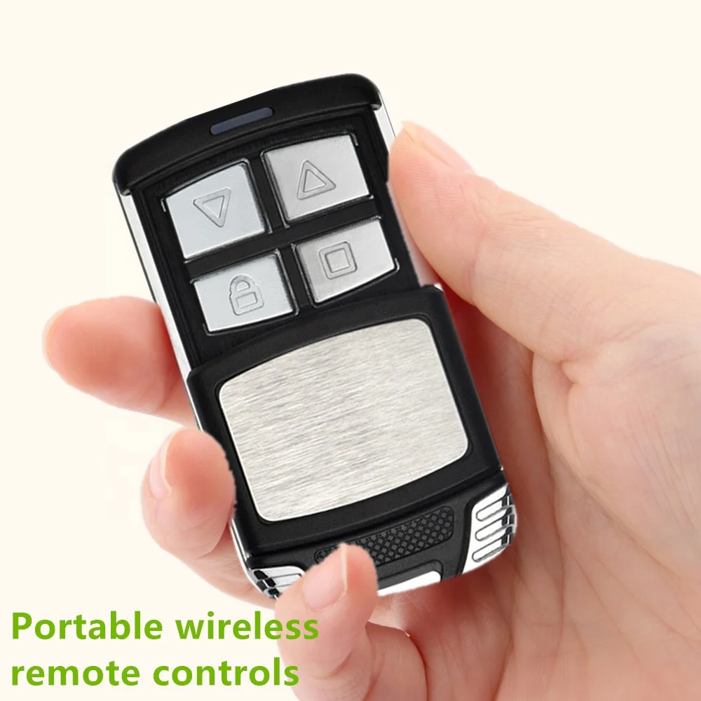 Cheapest promotions 433mhz 4 Channel Rf Controller Abcd 4 Buttons Rf Slampher 4ch Pro Electric Gate Garage Door Remote Control