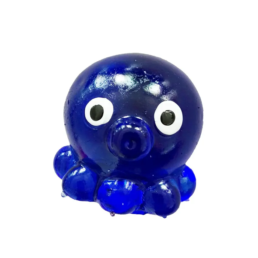 hot sale Small TPR ocean animal  Soft sticky lovely  baby octopus  toy