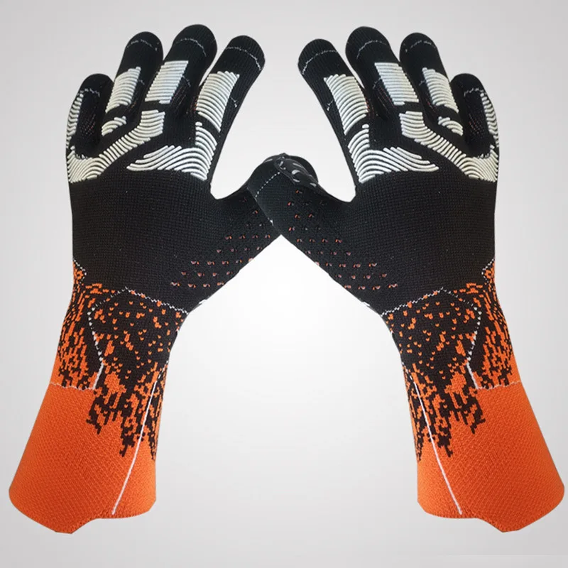 Professional new Latex 4mm Football Protective Finger Breathable Soccer Goalkeeper Gloves