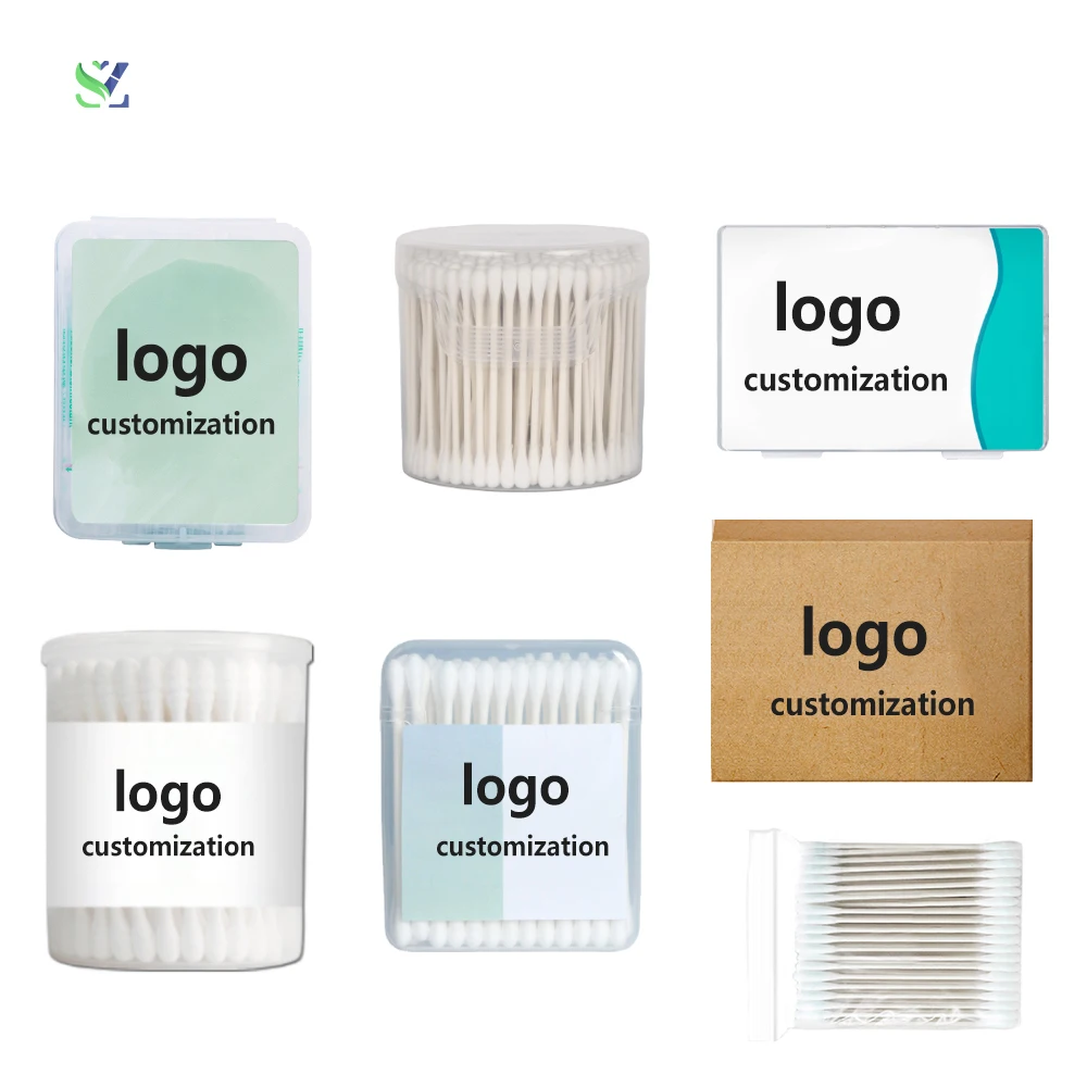 SZ High quality Certificationl  Cotton Swab Makeup Remover Makeup Applicator wooden Sticks Cosmetic Makeup Tools Cotton Swabs