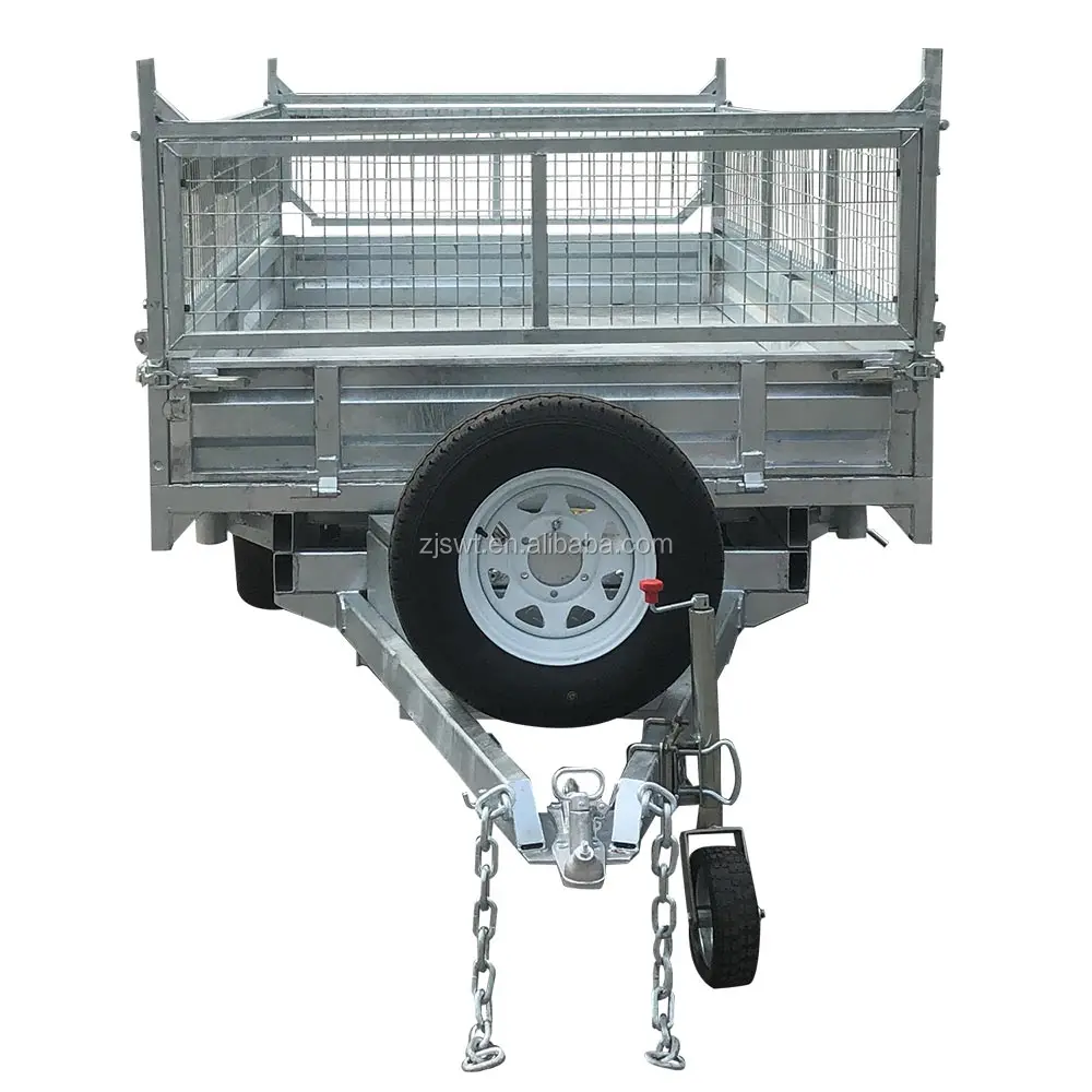 12x7  flatbed  tipping trailer