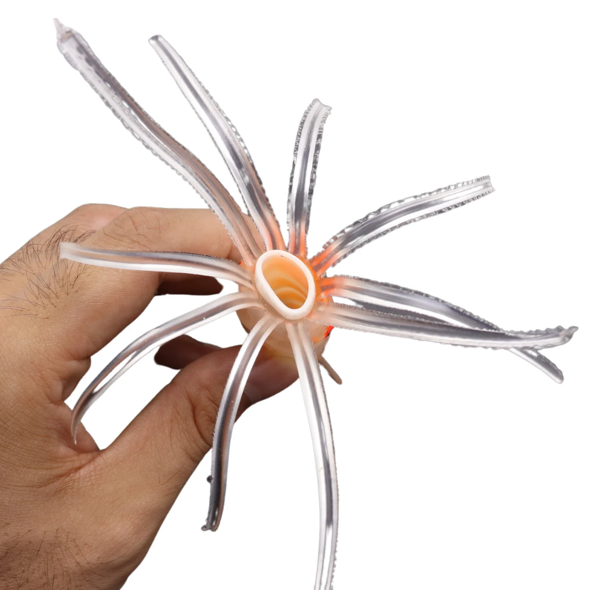 Soft Plastic Multi Colour Luminous Rubber Squid Octopus Lure Trolling