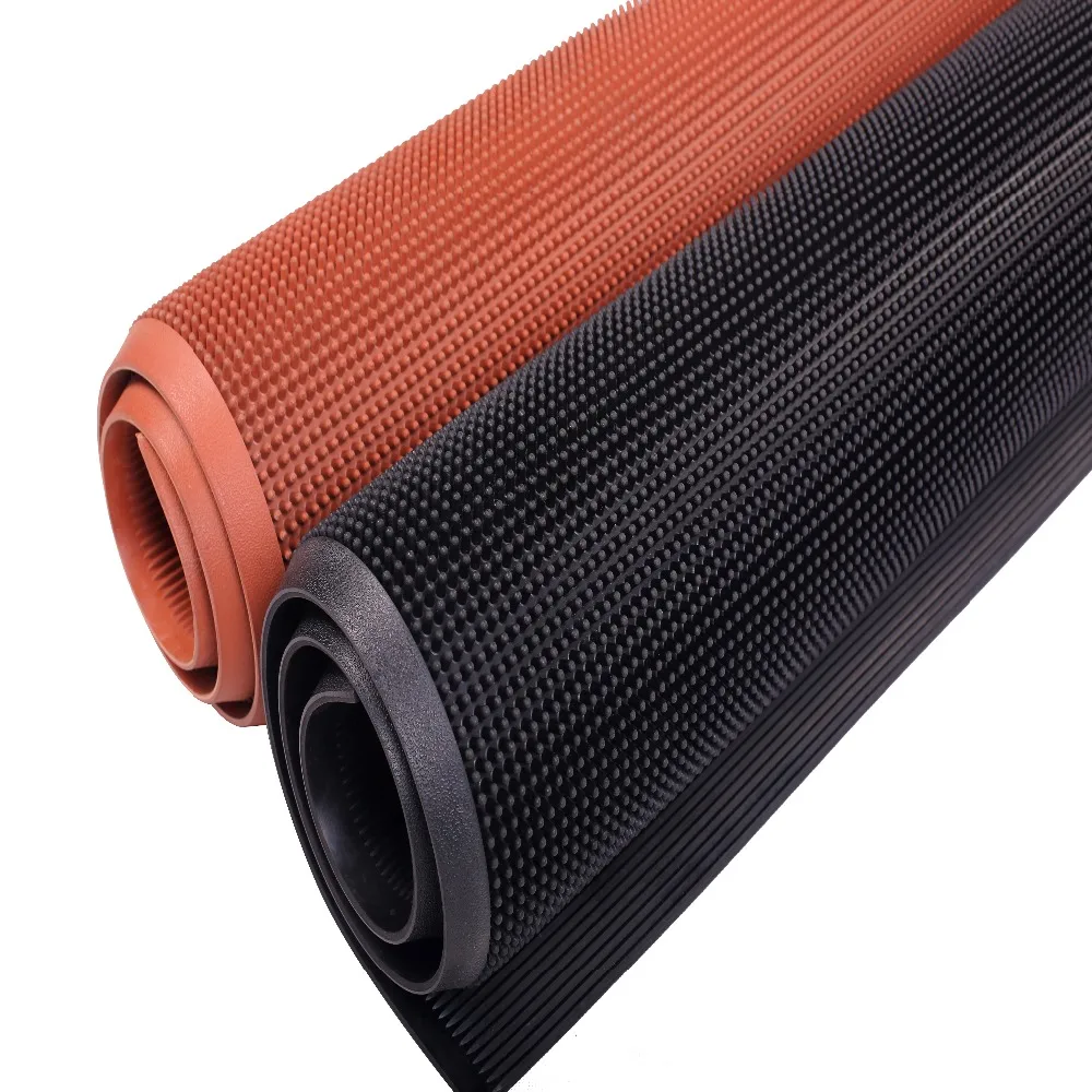 Best-selling High-quality Robust Long-lasting Rubber Mat Featuring Finger Protrusions for Disinfection Entrances