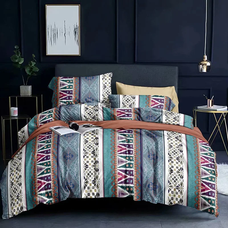 Высококачественное покрывало для кровати из 100% полиэстера стеганое микрофибры большого