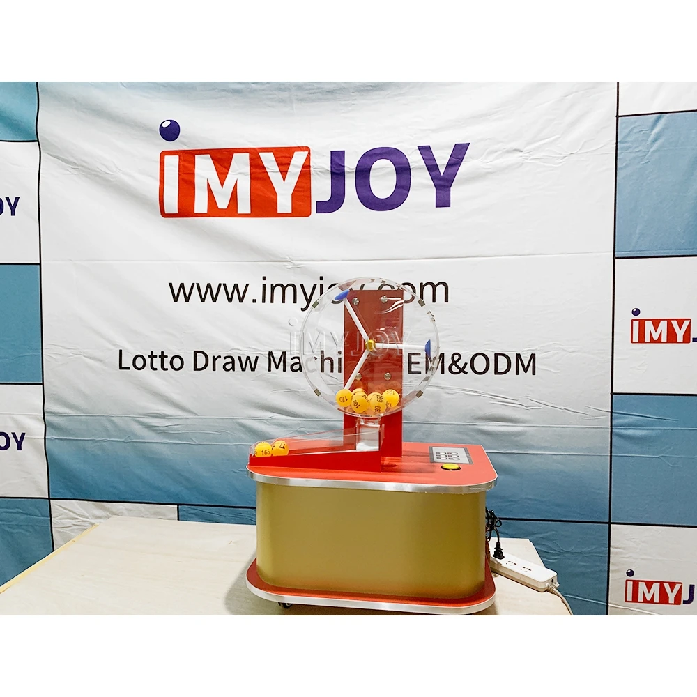 New electric luck toy gravity online drawing pick numbers ping pong ball lottery rocking balls machine