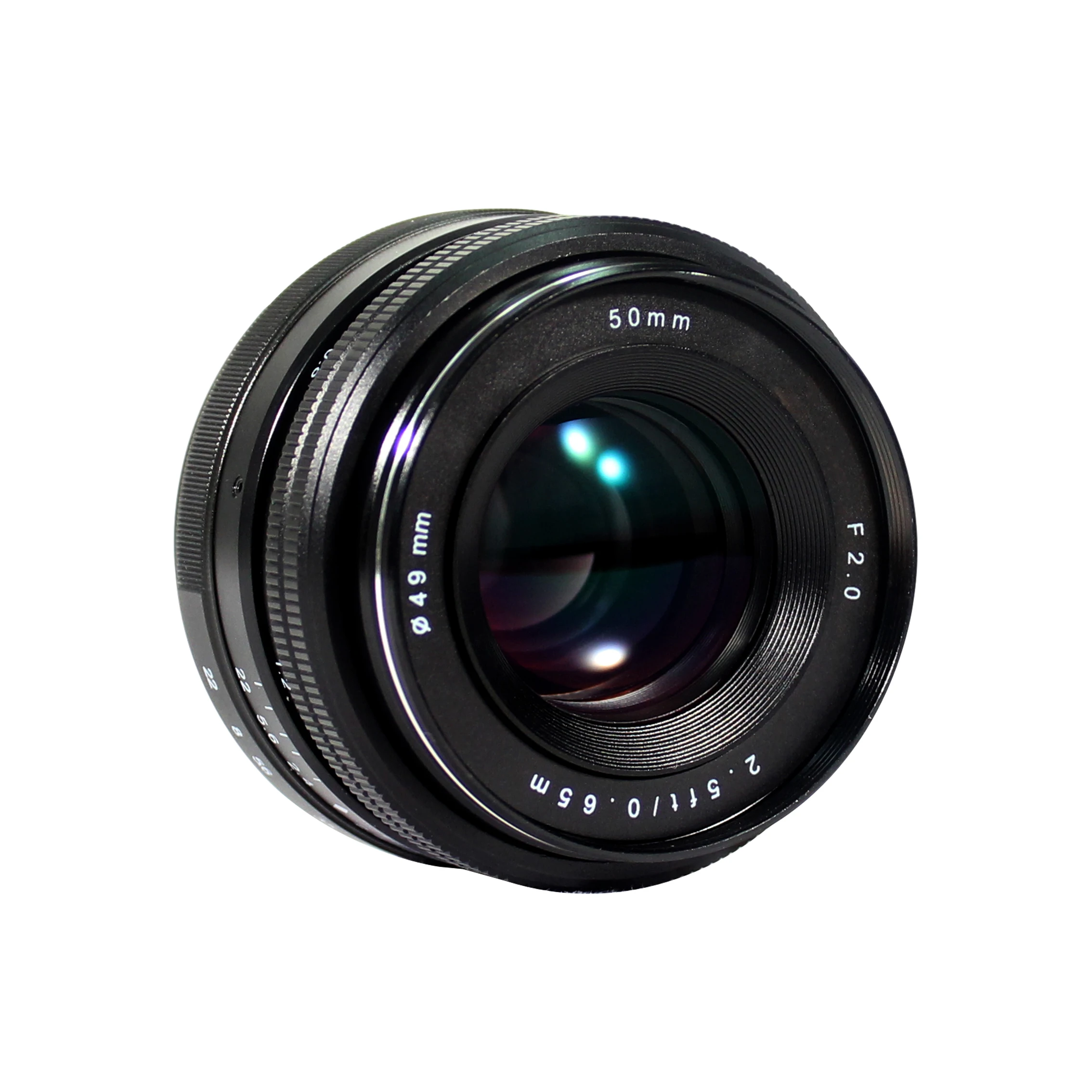 50mm F2.0 portrait lens fixed-focus camera lens manual microlens for Nikon Sony and Olympus