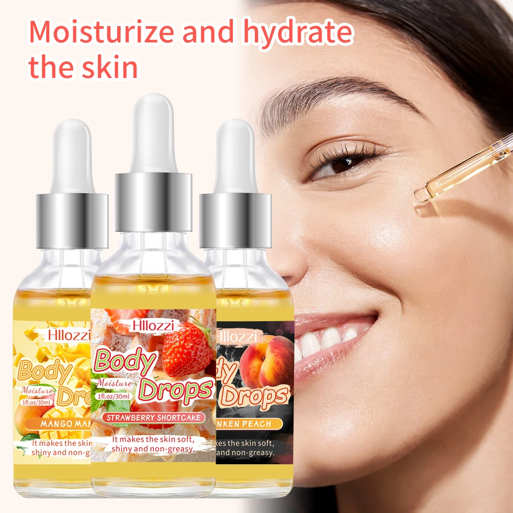 30ml/1fl.oz body drops Factory Essential Oil Fragrance For Diffuser Aromatherapy oil DRUNKEN PEACH STRAWBERRY SHORTCAKE