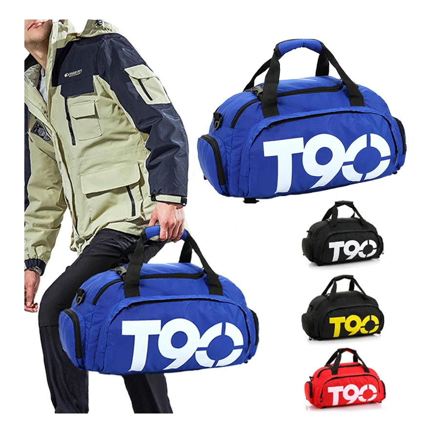 shockproof tote camping travel bag wholesale custom logo waterproof handbag duffel bag latest gym bag with shoe compartment