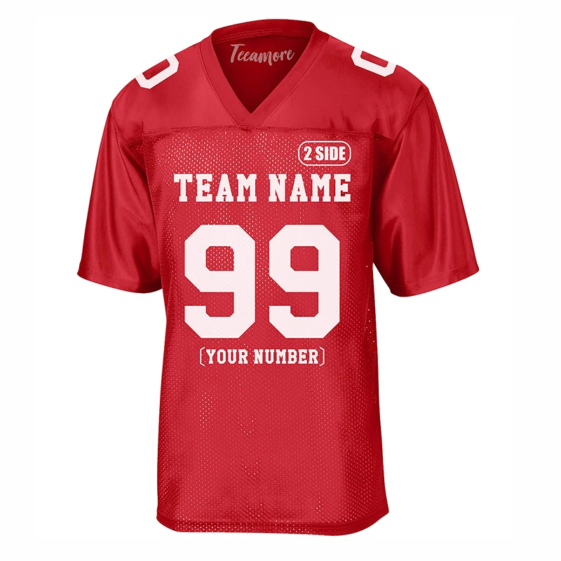 American Team Sets Uniforms Wholesale Mesh Football Practice Jerseys 23/24 Football Jersey Polyester Mesh Fabric Football Jersey