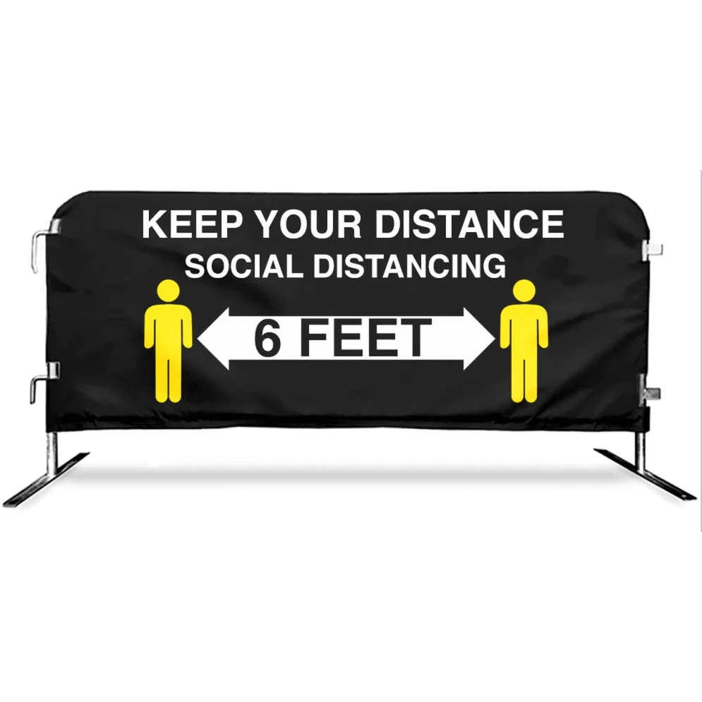 Concert Queue Stand Crowd Control Barrier Crash Barricade for Event With Wheel
