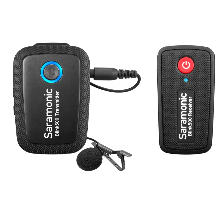 Saramonic Blink 500 B1 цифровая камера с креплением ultracomact 2,4 ГГц двухканальная Беспроводная микрофонная система с петличным