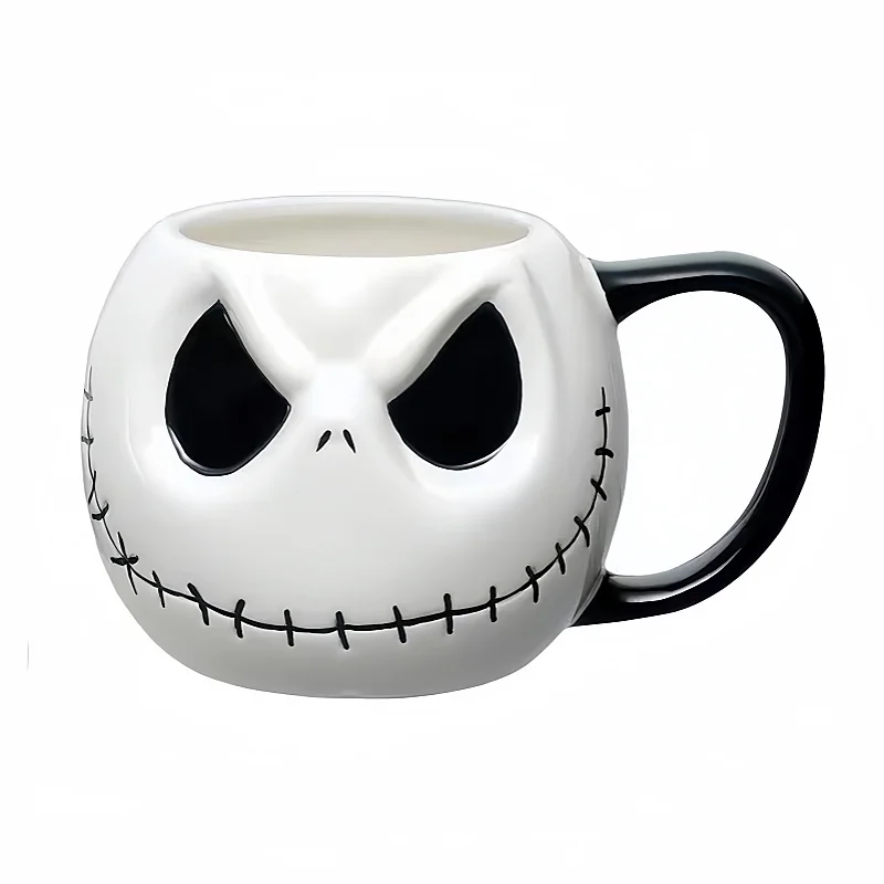 Wholesale porcelain cup Santa Jack Skellington  nightmare before christmas 3D mugs ceramic