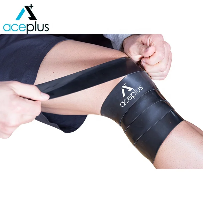 Customized Anti-Slip Fitness Latex Muscle Compression Floss Band Elbow Arm Leg Voodoo Flossing Band