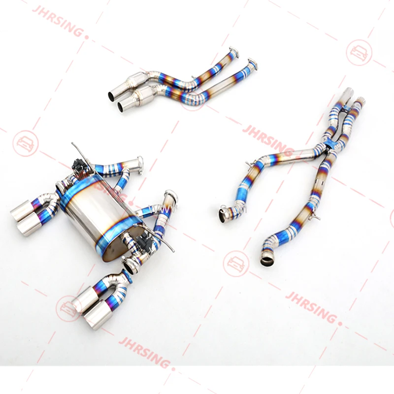 For BMW M3 F80 Titanium Valves exhaust catback Electronic high performance Valvetronic Exhaust muffler system