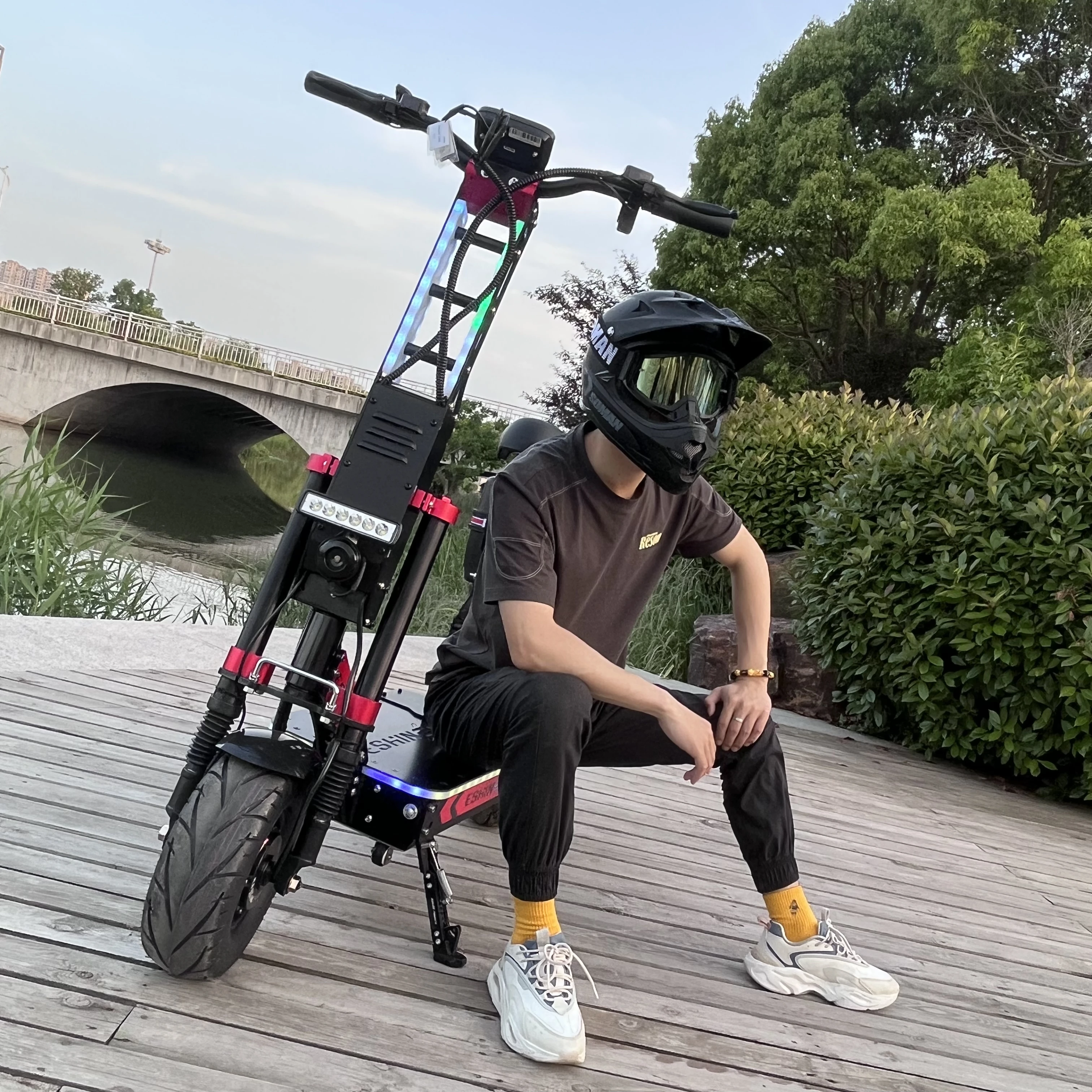 72V 30-100Ah Long Range Battery High Speed 100Km Electric Scooter 10000W 15000Watt Dual Motor 60V 8000W E-Scooter For Adults