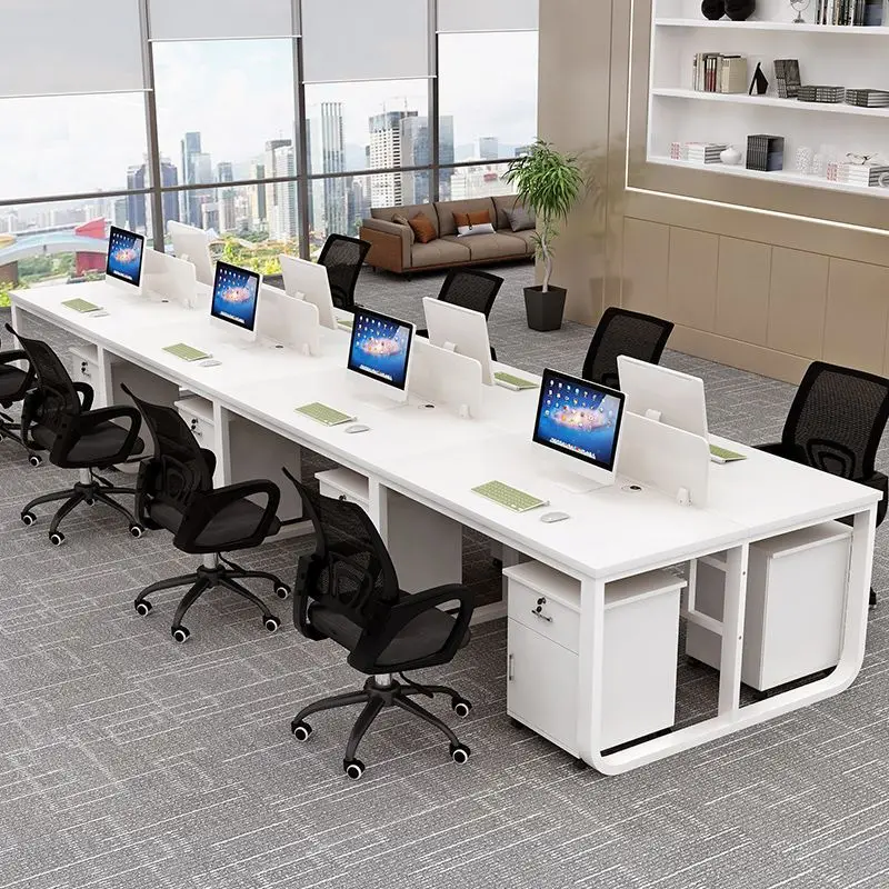 Wholesale Hot Sale Popular Factory Study Room Furniture 4 Person Cubicle Call Center Desk
