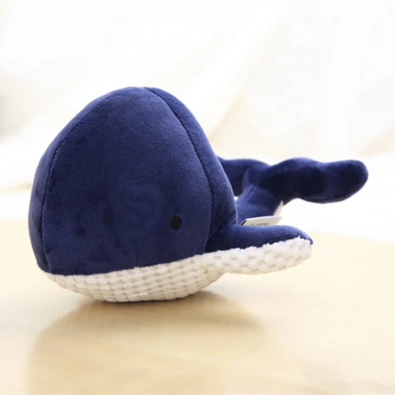 New Arrival Custom Baby Blue Whale Shark Pillow Ocean Fish Plush Toy Stuffed Animals Plush Whale