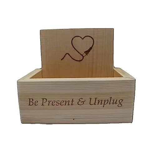 Unplug - Cell Phone Box - Compact Addition From Hidden Pond Gardens Small in size but holds up to 8 phones vertically