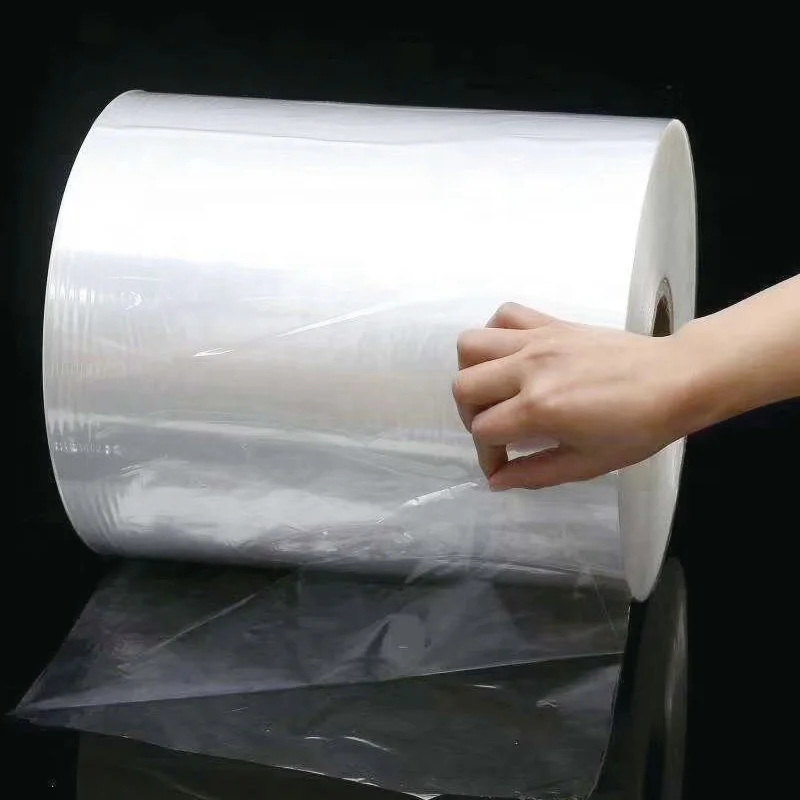 High Quality Transparent Center Folded POF shrink film roll