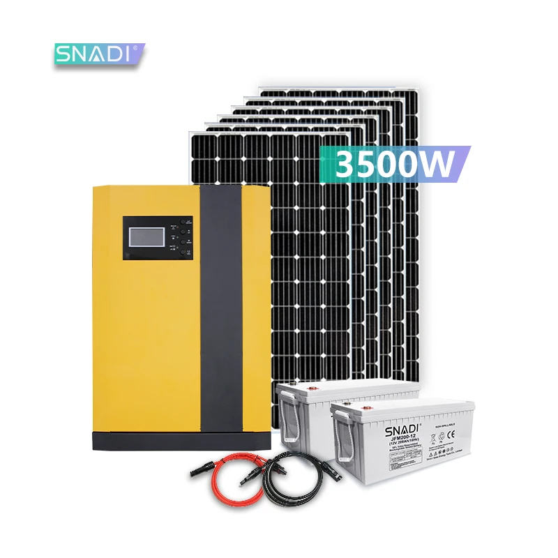 SNAT Free Shipping Home Solar Power 3kw 3000w Solar Panel Kit 4kw 5kw On Grid Solar Home System EU Stock China Top Quality