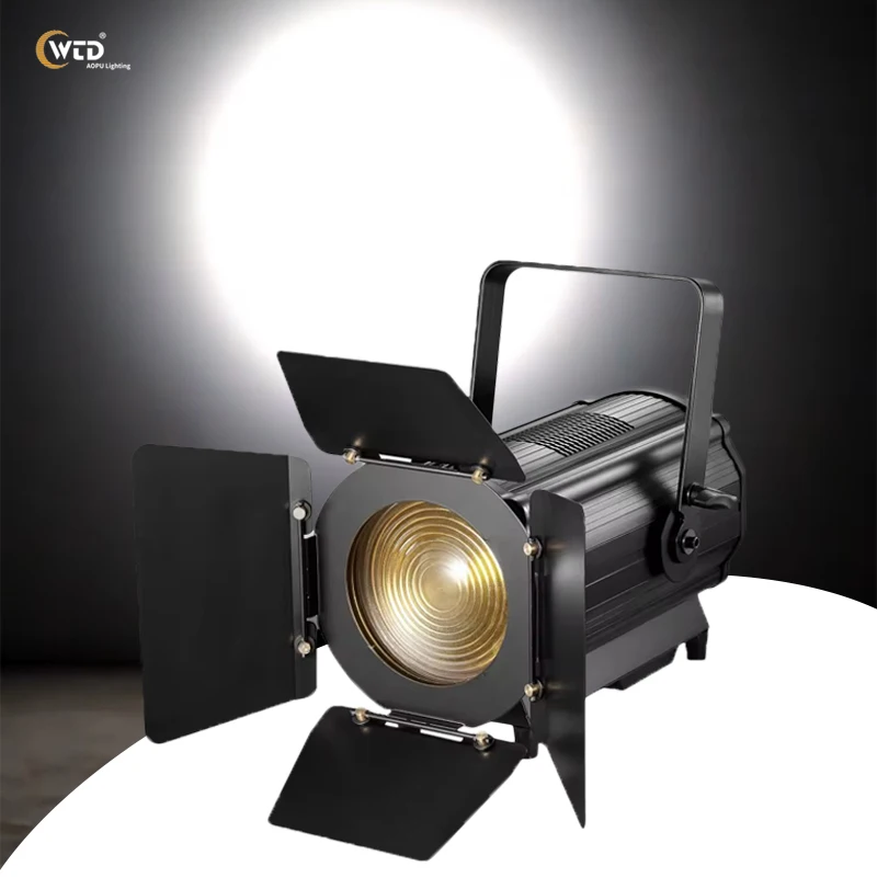 AOPU Customization 150W 200W 300W LED Fresnel Light Zoom Spotlight For Theater Concert