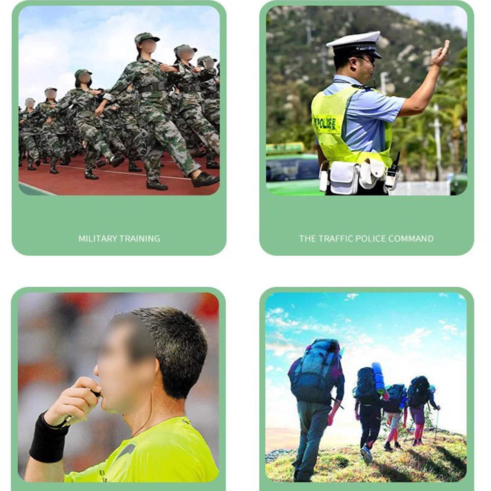 ABS Finger Grip Referee Whistles Football Basketball Sports Survival Big Sound Whistle Sports Accessories Wholesale