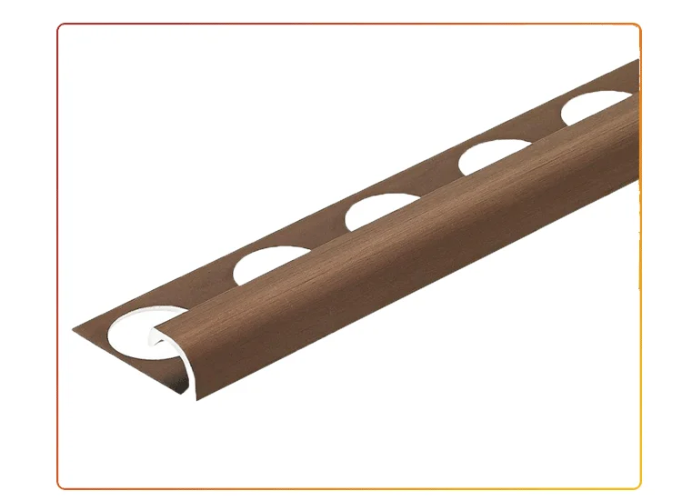 2.44M Customized Length Decorative Sand Color Tile Edge Trim Skirting Board Plastic Tile Trim