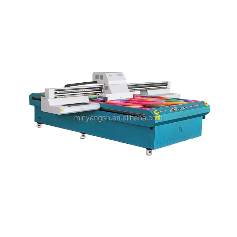 FY-2030R Ricoh Gen G6 High resolution white Color varnish banner acrylic glass metal digital printing UV flatbed  Inkjet printer
