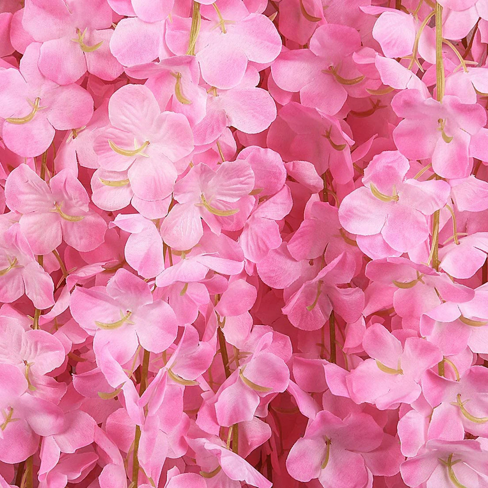 6pcs/pack Wholesale Party Decoration Garland Hanging Silk Wisteria Flower Strings Artificial Marigold Garland For Wedding