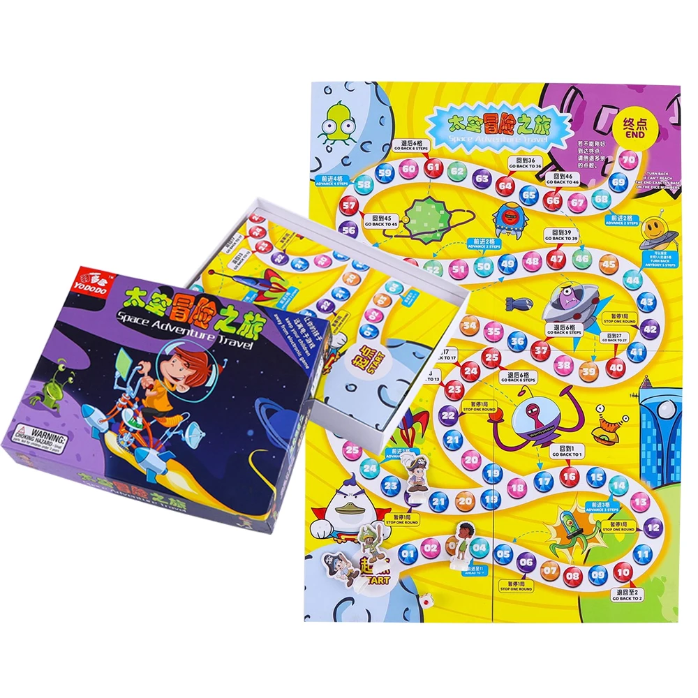 Hot sales customized children puzzle game printing colorful family board game