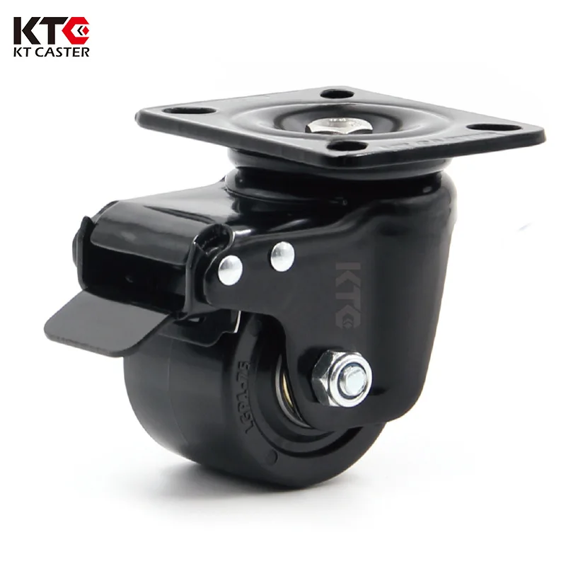 Промышленное малогравитационное Поворотное Колесо PA 2,5 дюйма с верхней пластиной по оптовой цене